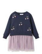 Name It Nmfbjanca Sweat Dress Unb Marinblå