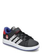 Adidas Sportswear Grand Court Spider-Man El K Svart