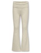 Kids Only Kogfelina Fold Down Pants Cs Jrs Beige