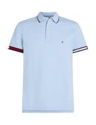 Tommy Hilfiger Flag Cuff Slim Fit Polo Blå