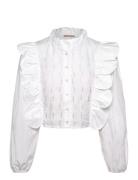 Stella Nova Blouse With Scallops And Embroideri Vit