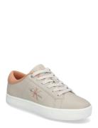 Calvin Klein Classic Cupsole Lowlaceup Lth Wn Beige