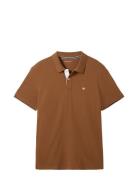 Tom Tailor Basic Polo With Contrast Brun