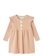 Lil'Atelier Nmfrea Ls Dress Lil Beige