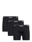 BOSS Boxerbrlong 3P Power Svart