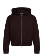 Weekday Simon Scuba Zip Hoodie Svart