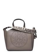 Karl Lagerfeld K/Circle Sm Tote Perforated Grå