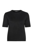 Gina Tricot Knitted Top Svart