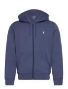 Polo Ralph Lauren Double-Knit Full-Zip Hoodie Blå