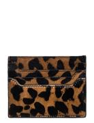 Becksöndergaard Leopa Leather Card Holder Brun