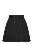 Calvin Klein Punto Logo Flare Skirt Svart