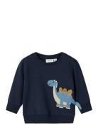 Name It Nbmdalvin Ls Sweat Unb Marinblå