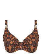 Chantelle Beach Sauvage Covering Underwired Bra Beige