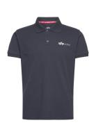 Alpha Industries Basic Polo Sl Marinblå