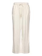 Lindex Trousers Linen Blend Vit