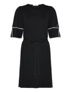 BUSNEL Mathea Contrast Dress Svart