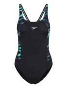 Speedo Womens Hyperboom Splice Muscleback Svart