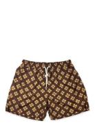 Portia 1924 Floral Swim Shorts Brun