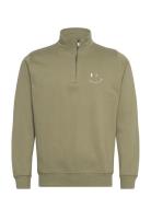 Clean Cut Copenhagen Patrick Half-Zip Sweatshirt Grön