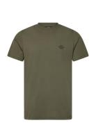 Mads Nørgaard Cotton Jersey Frode Emb Logo Tee Khaki Green