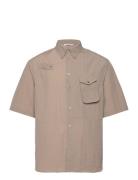 WOOD WOOD Jaxson Fisherman Shirt Beige