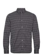 WOOD WOOD Timothy Tattoo Stripe Shirt Svart