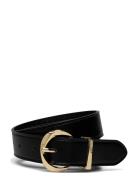 Mango Oval Buckle Belt Svart