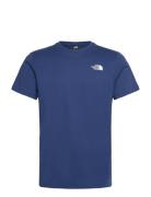 The North Face M S/S Redbox Tee Blå