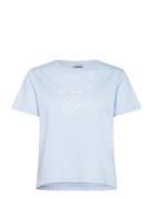 GANT Reg Graphic Ss T-Shirt Blå