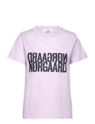 Mads Nørgaard Single Organic Trenda P Tee Lila