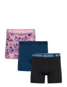 Björn Borg Cotton Stretch Boxer 3P Multi/patterned