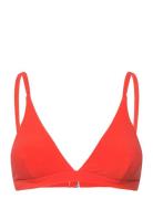 Understatement Underwear Triangle Bikini Top Orange