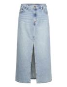 Levi's® Ankle Column Skirt Med Indigo - Worn In Blå