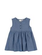 Petit Piao Dress S/L Woven Blå