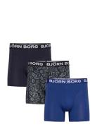 Björn Borg Bamboo Cotton Blend Boxer 3P Marinblå