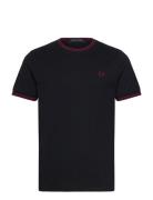 Fred Perry Twin Tipped T-Shirt Svart