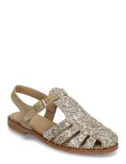 ANGULUS Sandals - Flat - Closed Toe - Op Guld