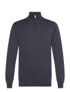 Lindbergh Half Zip With High Neck Grå