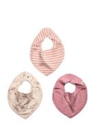 Petit Piao Bib Modal 3 Pack Rosa