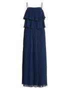 Vila Vichiffan Singlet Pleat Dress - Noos/Dc Marinblå