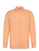 Sebago Linen Shirt Orange