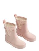 Wheat Rubber Boot Mist Rosa