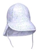 MINI A TURE Matgustas Printed Uv Sun Hat. Grs Lila