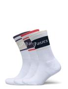 Asics 3 Pack Asics Logo Crew Sock Vit