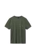 H2O Kap Dan Tee Print Khaki Green