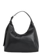 Calvin Klein Hardware Strap Hobo Shoulder Bag Svart