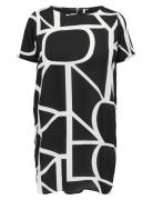 ONLY Carmakoma Carlux Life Ss Tunic Dress Wvn Noos Svart