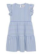 Creamie Dress Ss Stripe Blå