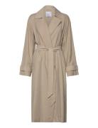 Mango Soft Trench Coat With Belt Beige
